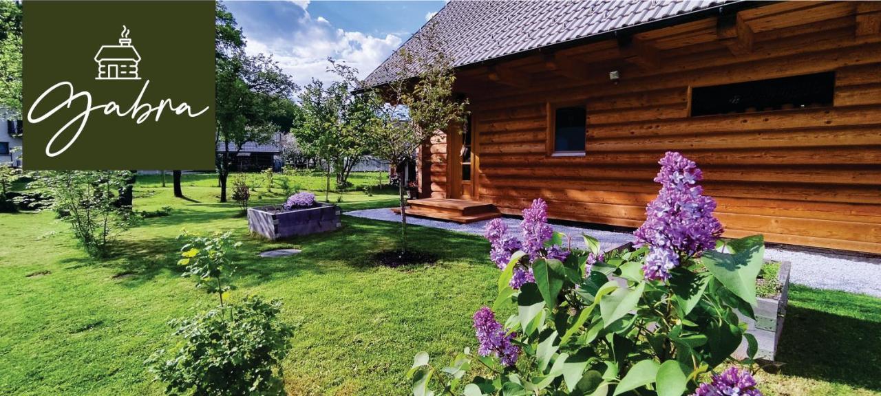 Wooden House Gabra Vila Podnart Exterior foto
